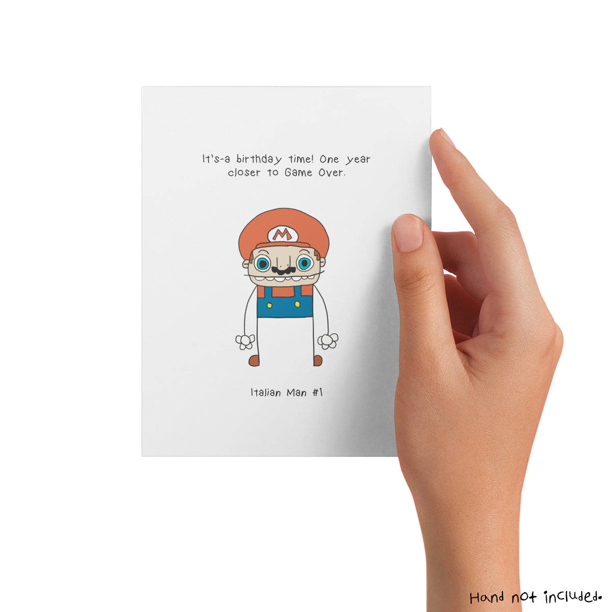 Italian Man #1 - Birthday Card