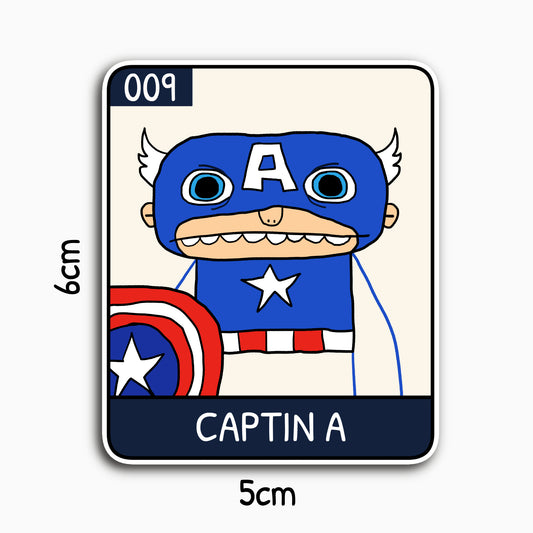 Captin A - Unruly Punk Series 01 Collectable Sticker