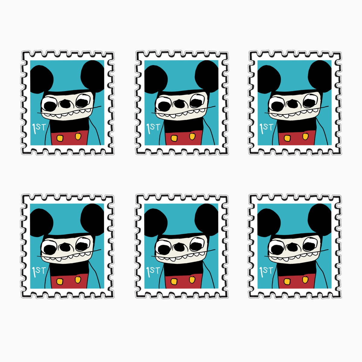 Big Ear Barry Stamps (Pack of 6)