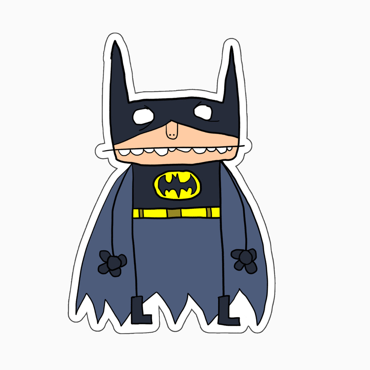 The Suspiciously Familiar Batbloke Sticker