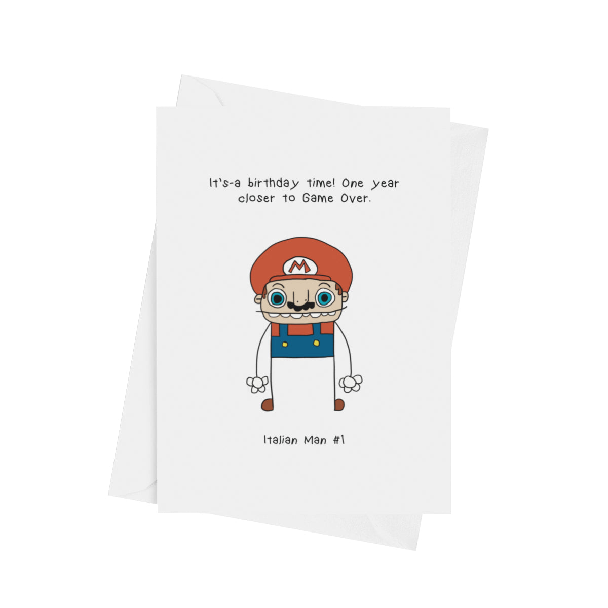 Italian Man #1 - Birthday Card