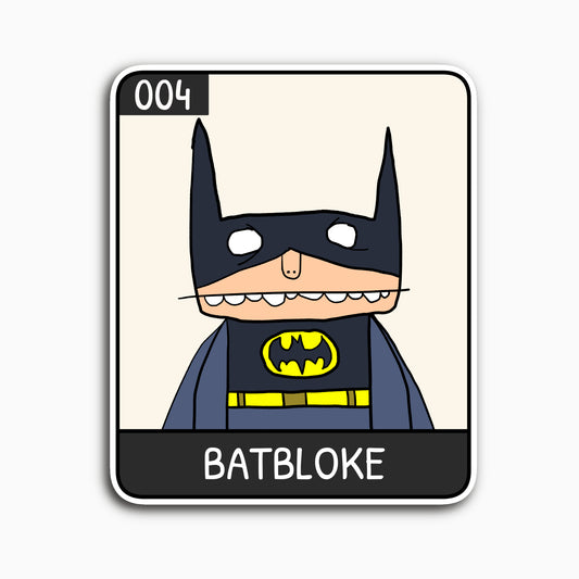 Batbloke - Unruly Punk Series 01 Collectable Sticker
