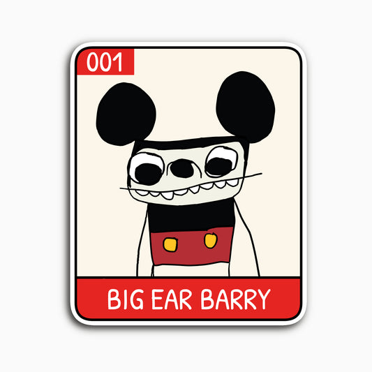 Big Ear Barry - Unruly Punk Series 01 Collectable Sticker