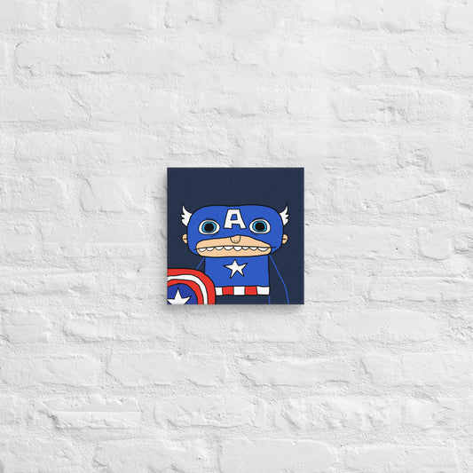 Captin A Canvas Print 10" x 10"