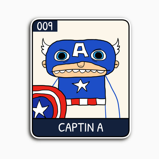 Captin A - Unruly Punk Series 01 Collectable Sticker