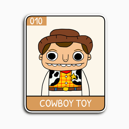 Cowboy Toy - Unruly Punk Series 01 Collectable Sticker