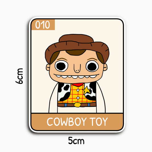 Cowboy Toy - Unruly Punk Series 01 Collectable Sticker