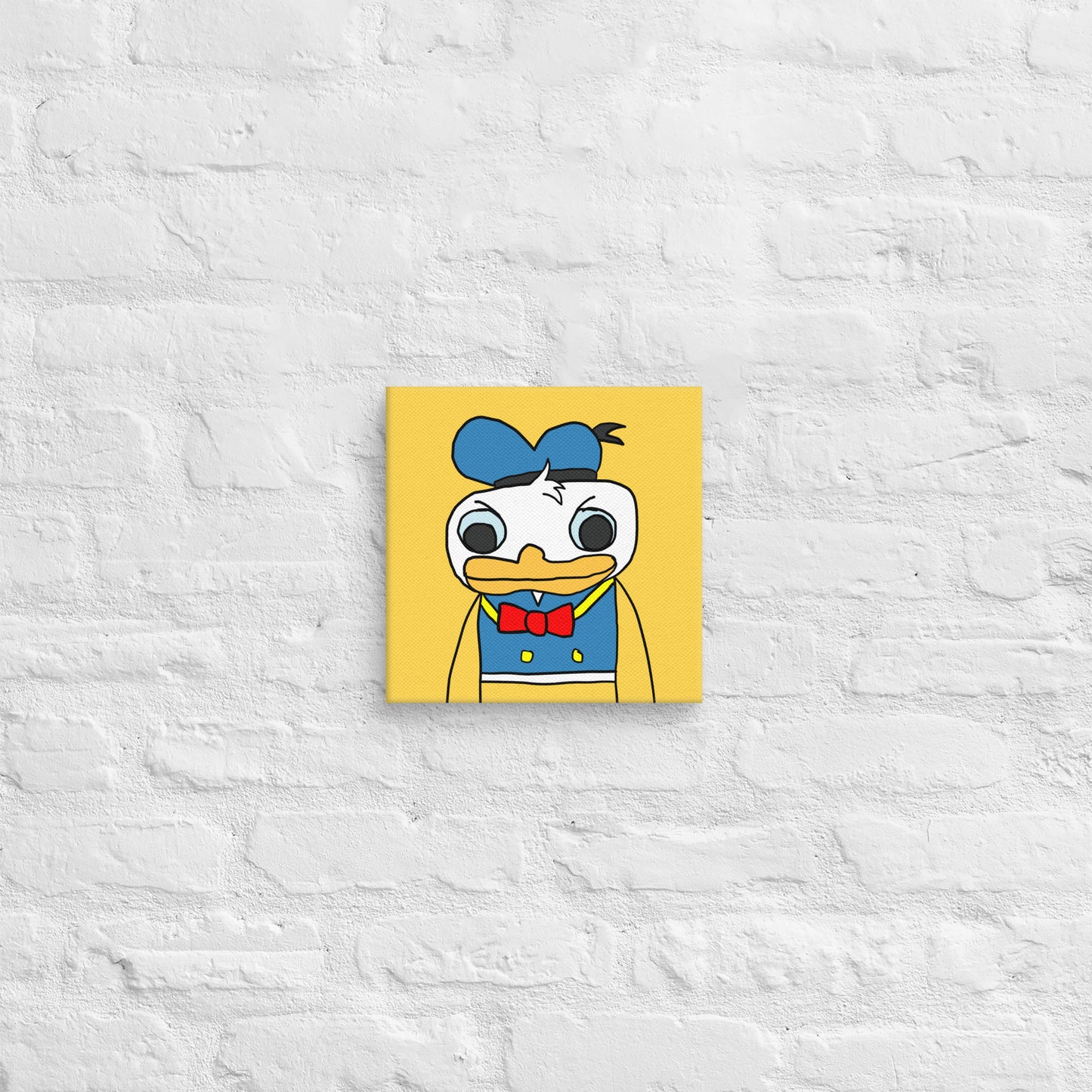 Darnel Duck Canvas Print 10" x 10"