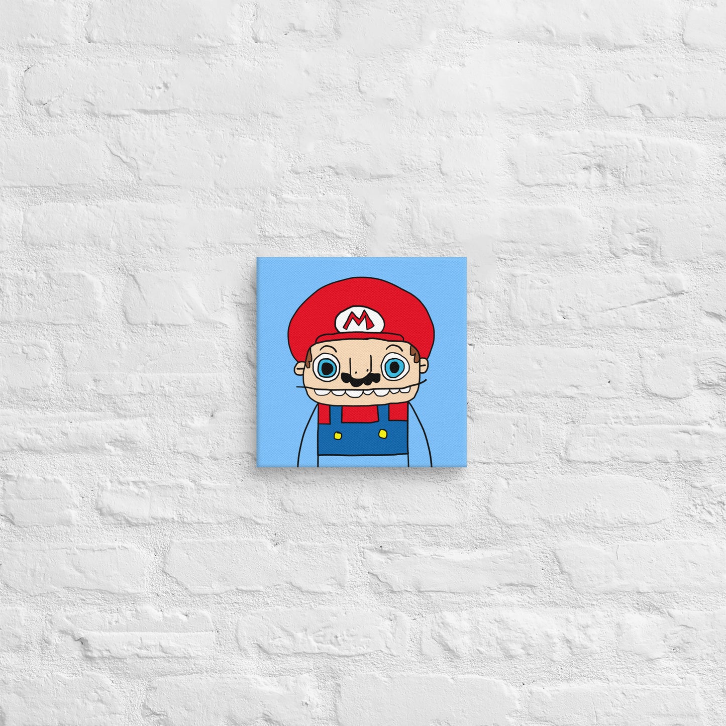 Italian Man #1 Canvas Print 10" x 10"