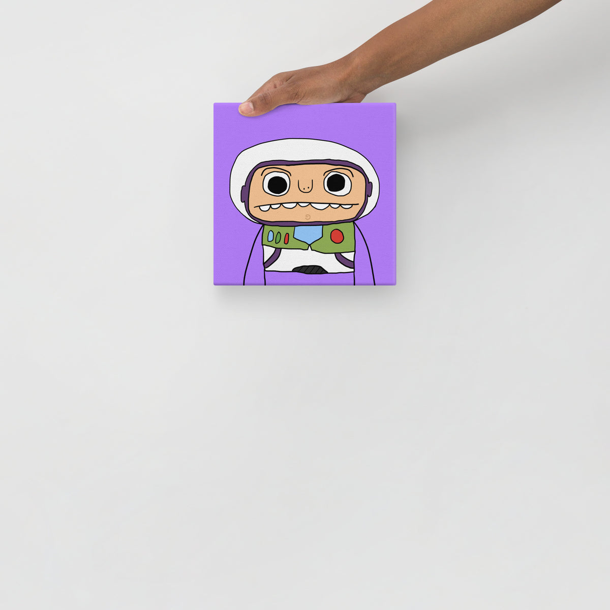 Space Toy Canvas Print 8" x 8"