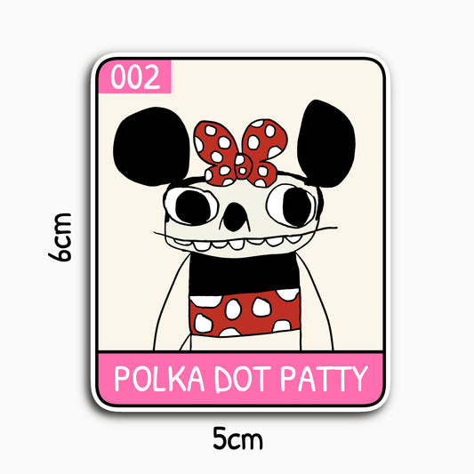 Polka Dot Patty - Unruly Punk Series 01 Collectable Sticker
