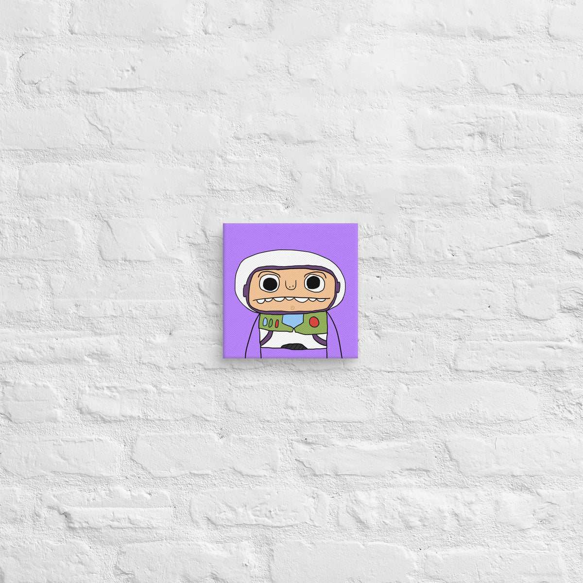 Space Toy Canvas Print 8" x 8"