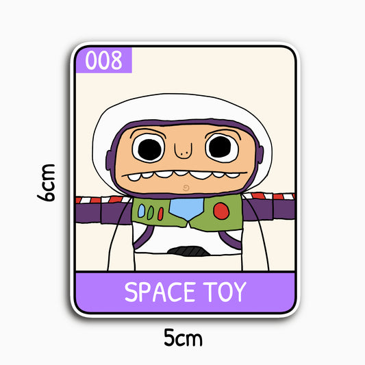 Space Toy - Unruly Punk Series 01 Collectable Sticker