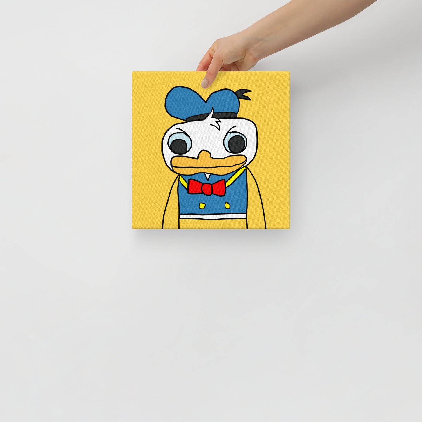 Darnel Duck Canvas Print 10" x 10"